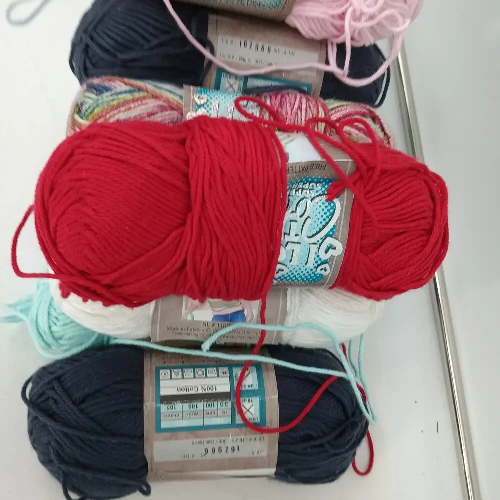 15X Hobby Lobby I Love This Cotton! 100% Cotton Worsted Yarn Lot Skeins